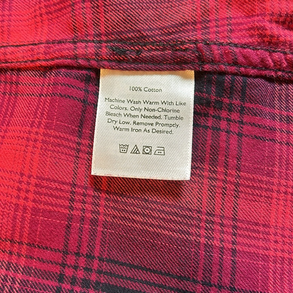 Eddie Bauer M Plaid Shirt - Picture 5 of 10